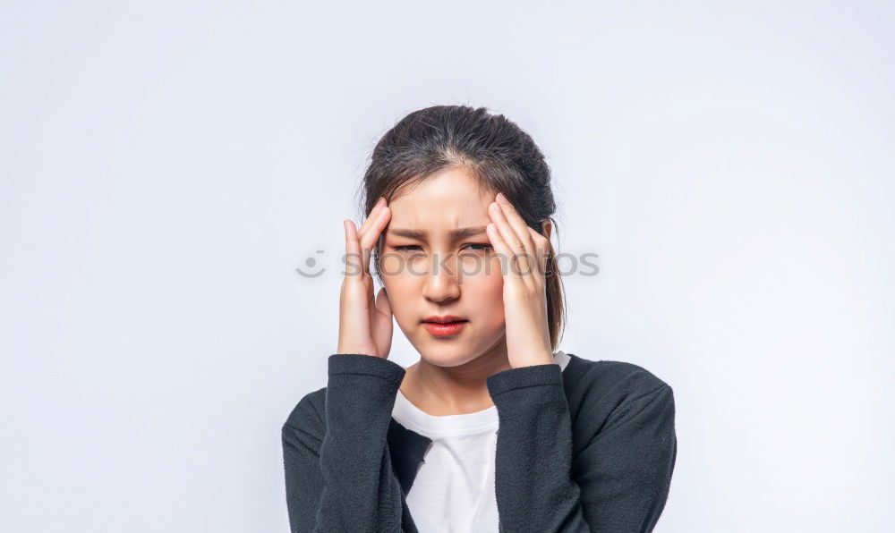 Similar – Image, Stock Photo asian woman sitting alone in the house