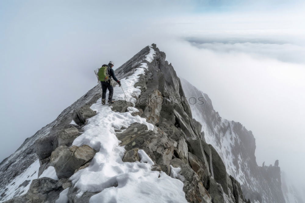 Similar – Image, Stock Photo over the glacier Clouds