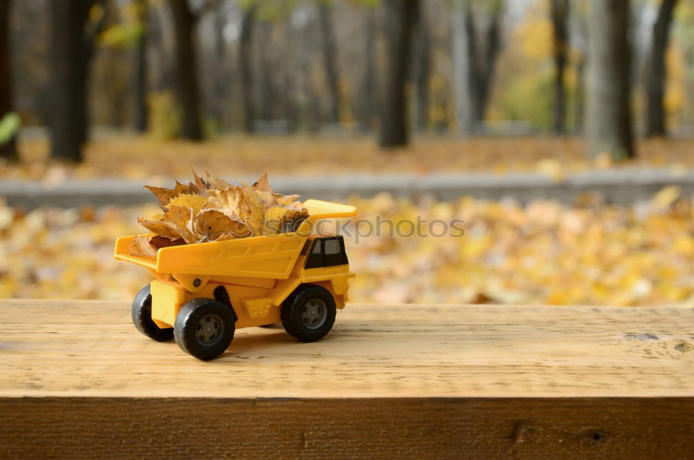 Image, Stock Photo garbage truck