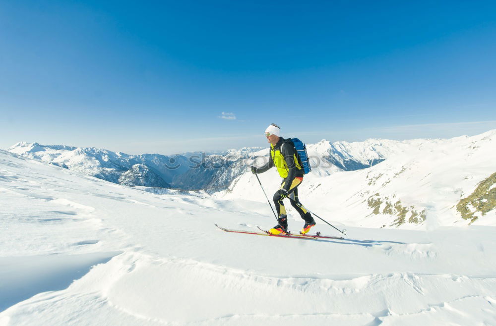 Image, Stock Photo Skier 2 Sports