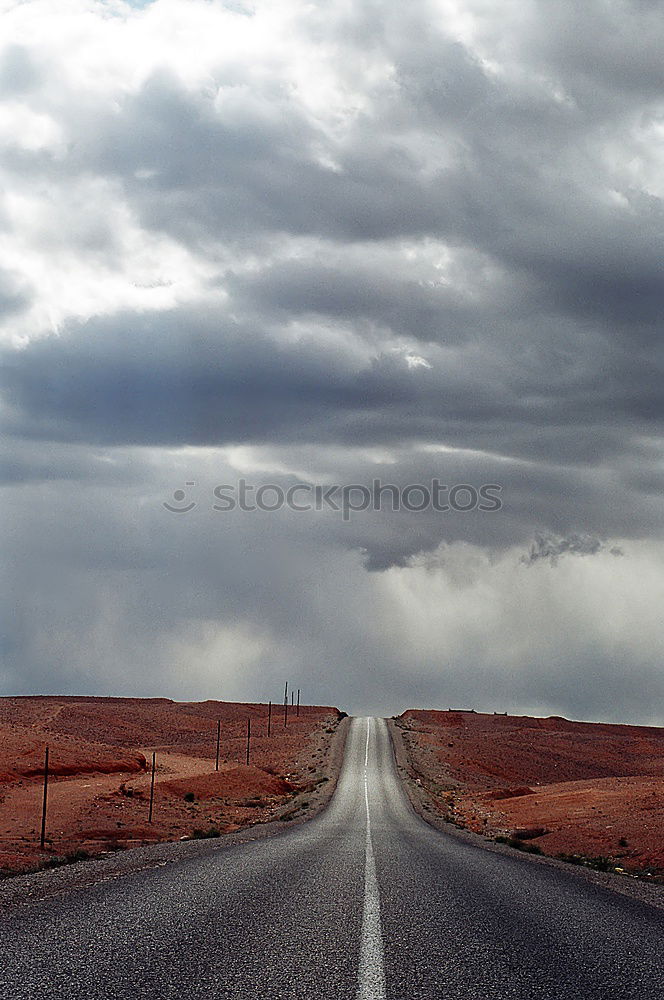 Ondulated and empty road in the sub-artic icelandic landscape