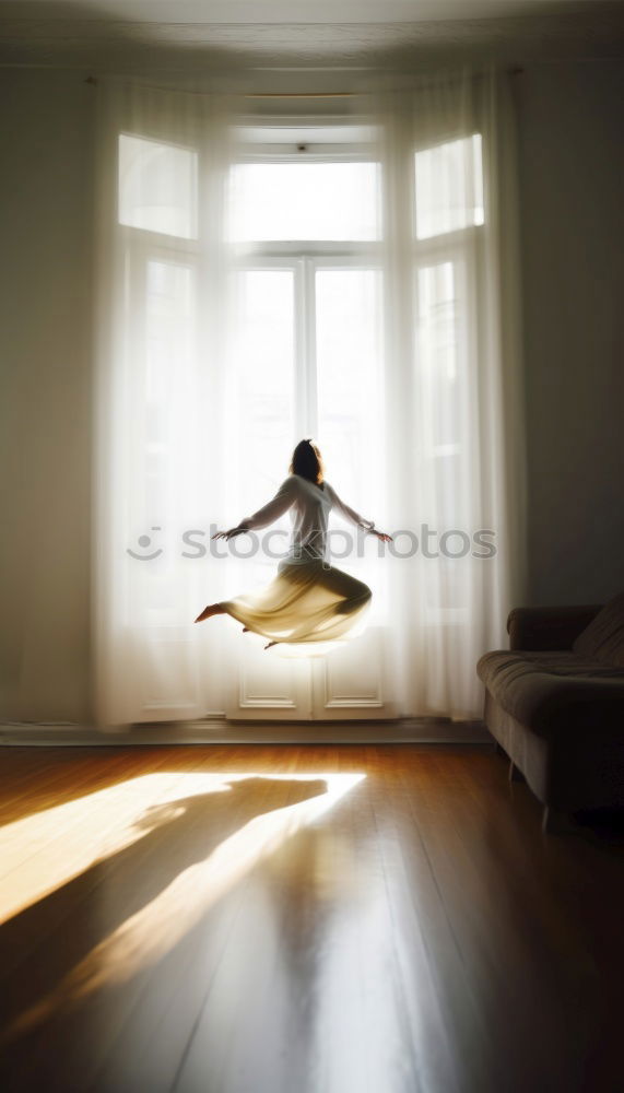 Similar – Image, Stock Photo Woman lying with legs up