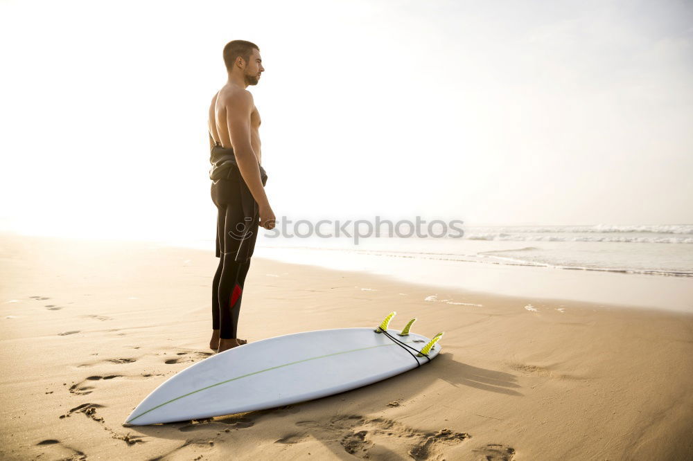 Similar – Surfer Horizont Strand