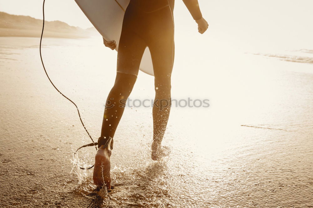 Similar – Image, Stock Photo Feet on the beach Beach