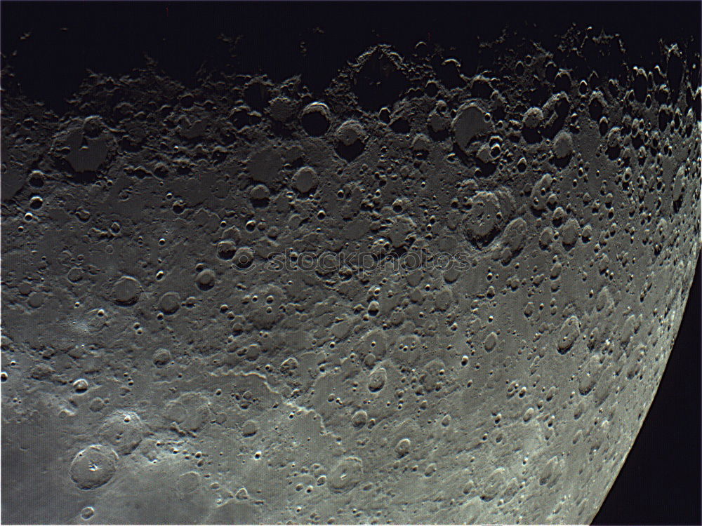 Mare Imbrium Moon Black