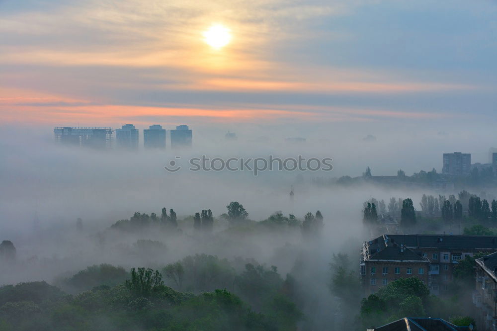 Similar – Autumn panoramic view of Berlin I