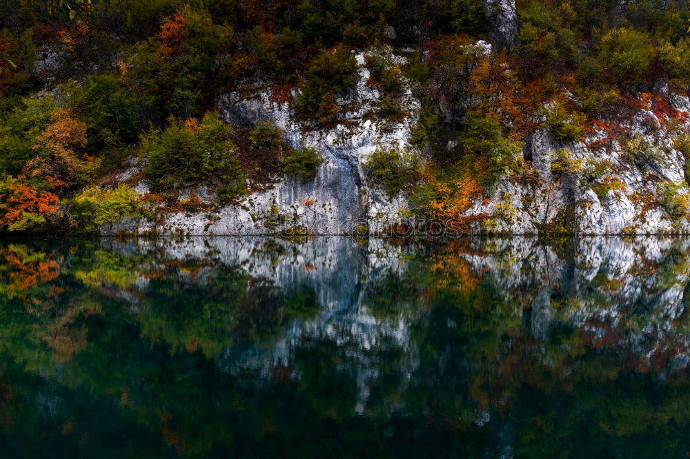 Image, Stock Photo lake mountain hut