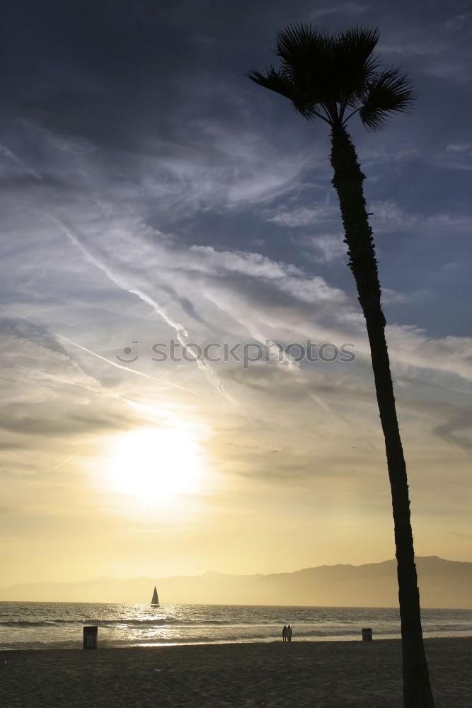 Image, Stock Photo Los Angeles Beach at Santa Monica Pier