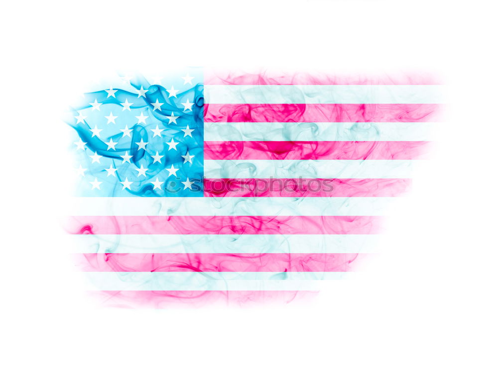 Similar – United States flag with smoke texture on white background