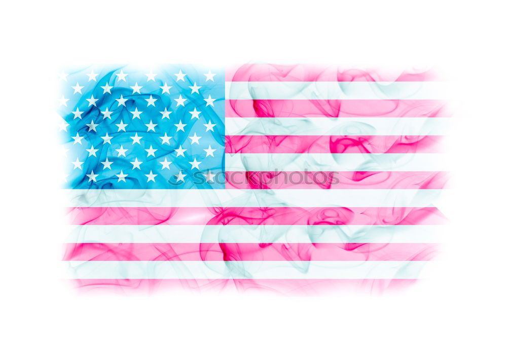 Similar – United States flag with smoke texture on white background