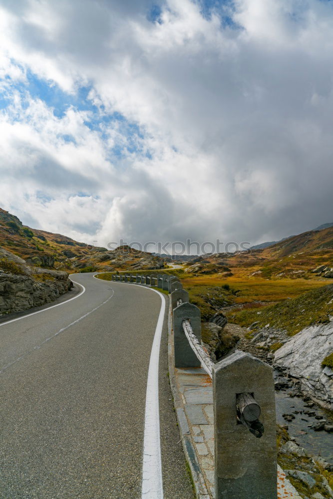 Similar – Asphalt road in hills