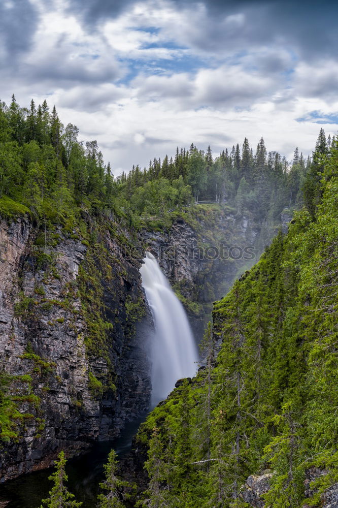 Similar – Vøringsfossen Waterfall, Norway