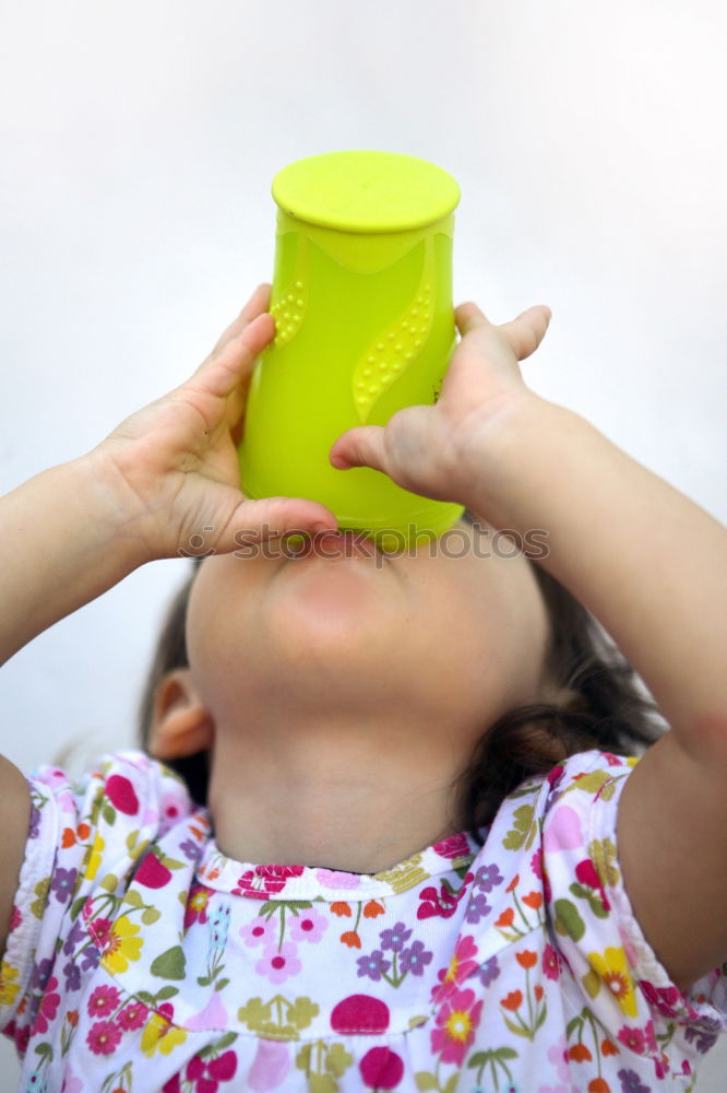 Similar – Image, Stock Photo Happy girl enjoying eating the fresh blueberries