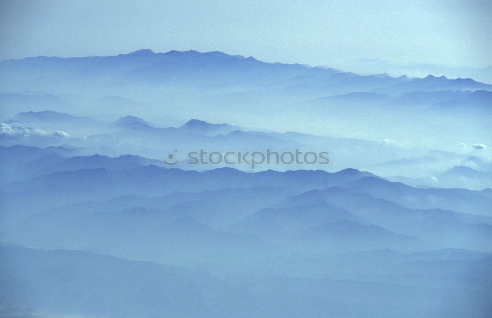 Similar – Beautiful blue mountains and hills