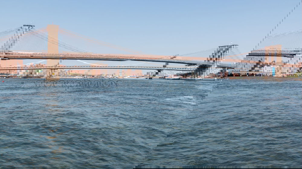 Similar – Image, Stock Photo Bridge day: Manhattan Town