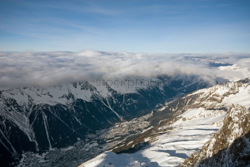 Similar – Image, Stock Photo High above the world Calm