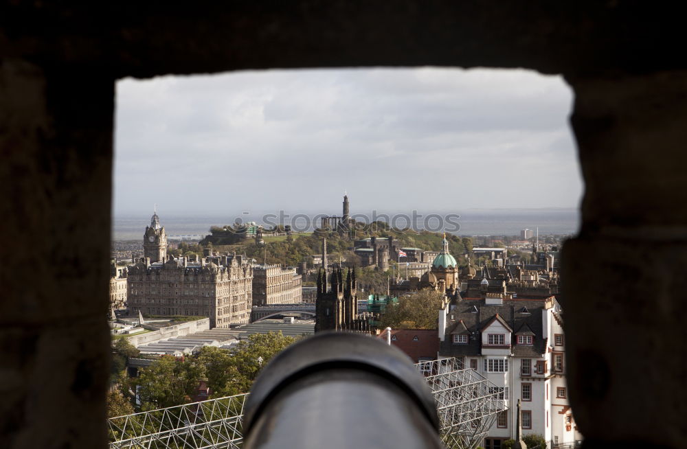 Similar – Edinburgh in the fog