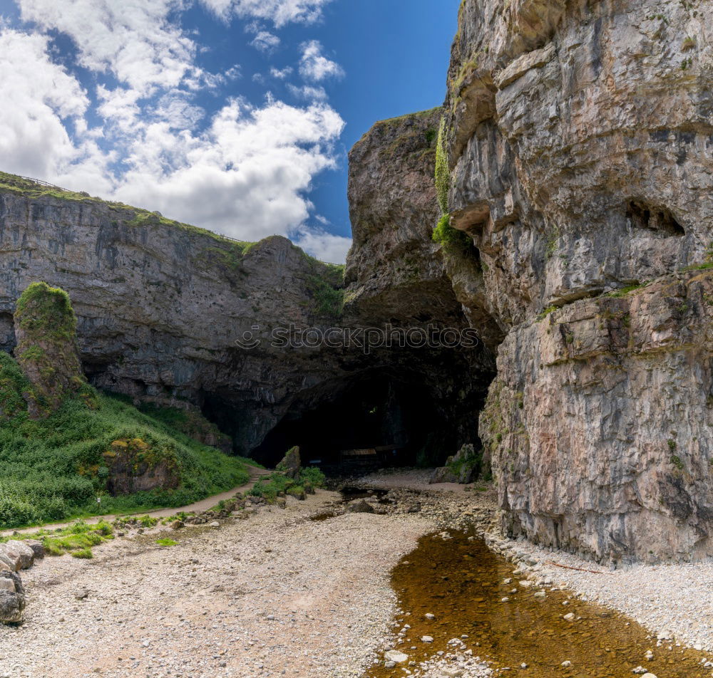 Similar – Image, Stock Photo Smoo Cave at the Atlantic coast near Durness in Scotland