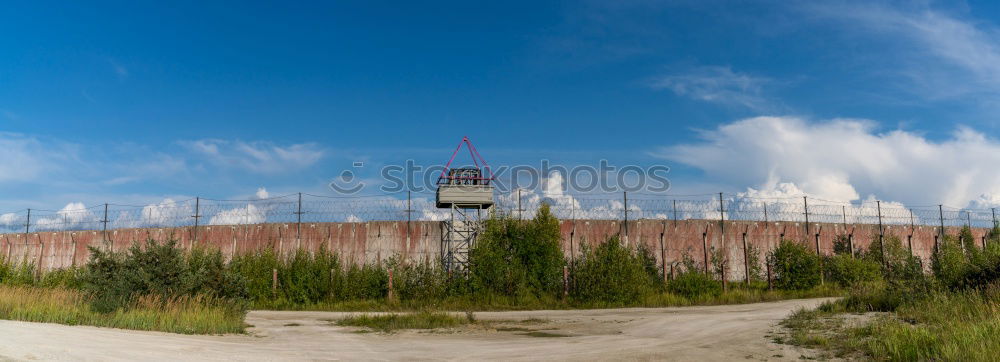 Similar – Image, Stock Photo silo Outskirts Deserted