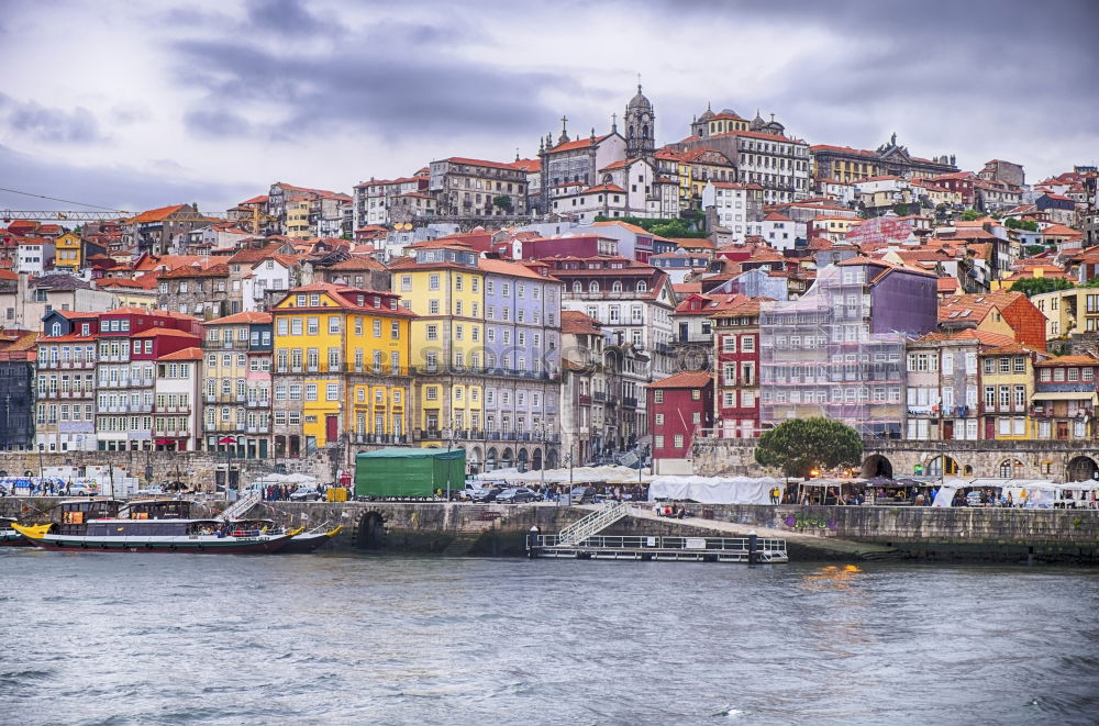 Similar – Stacked houses in Porto