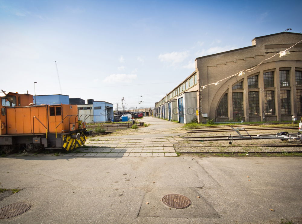 Image, Stock Photo silo Outskirts Deserted