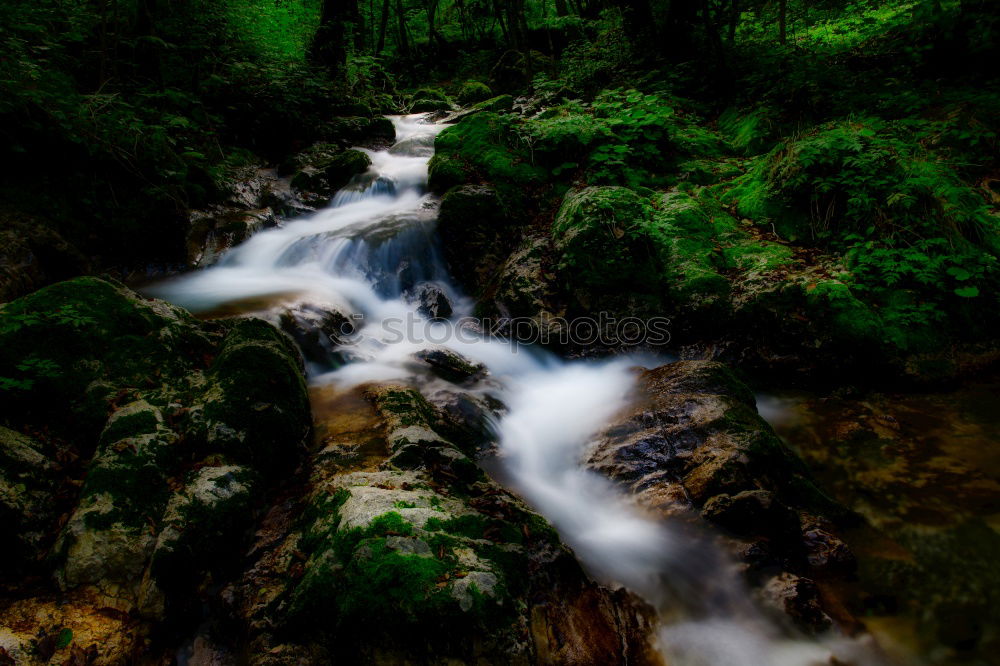 Similar – Kleiner Wasserfall