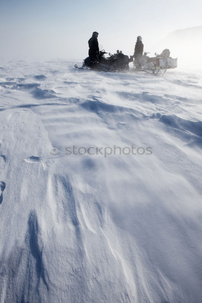 Similar – Die dritte Spur Skifahren