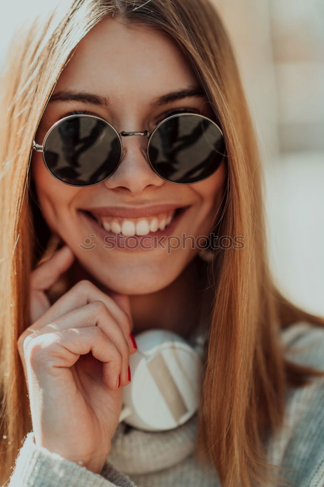 Similar – Image, Stock Photo Woman sitting and relaxing on floor