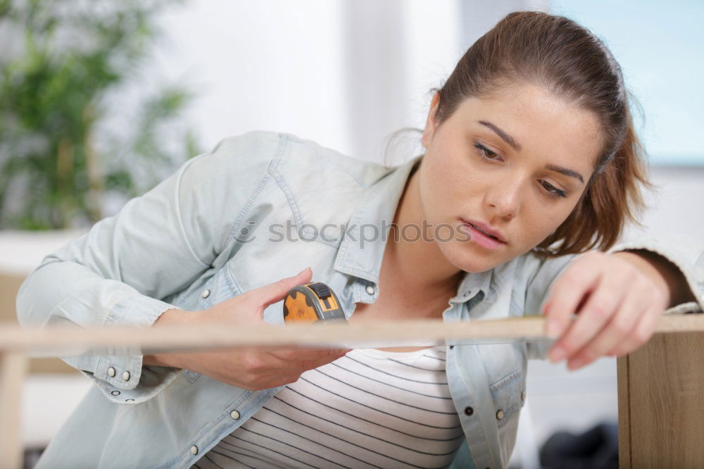 Similar – Image, Stock Photo Woman with mug at the window