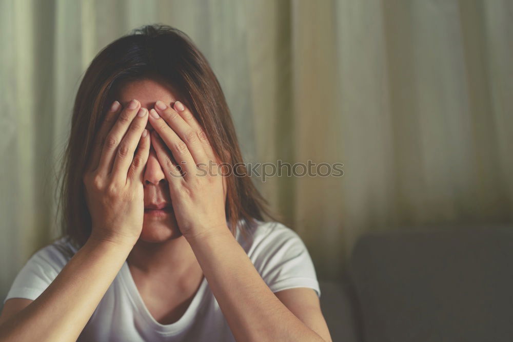 Similar – Image, Stock Photo Young woman lying in bed