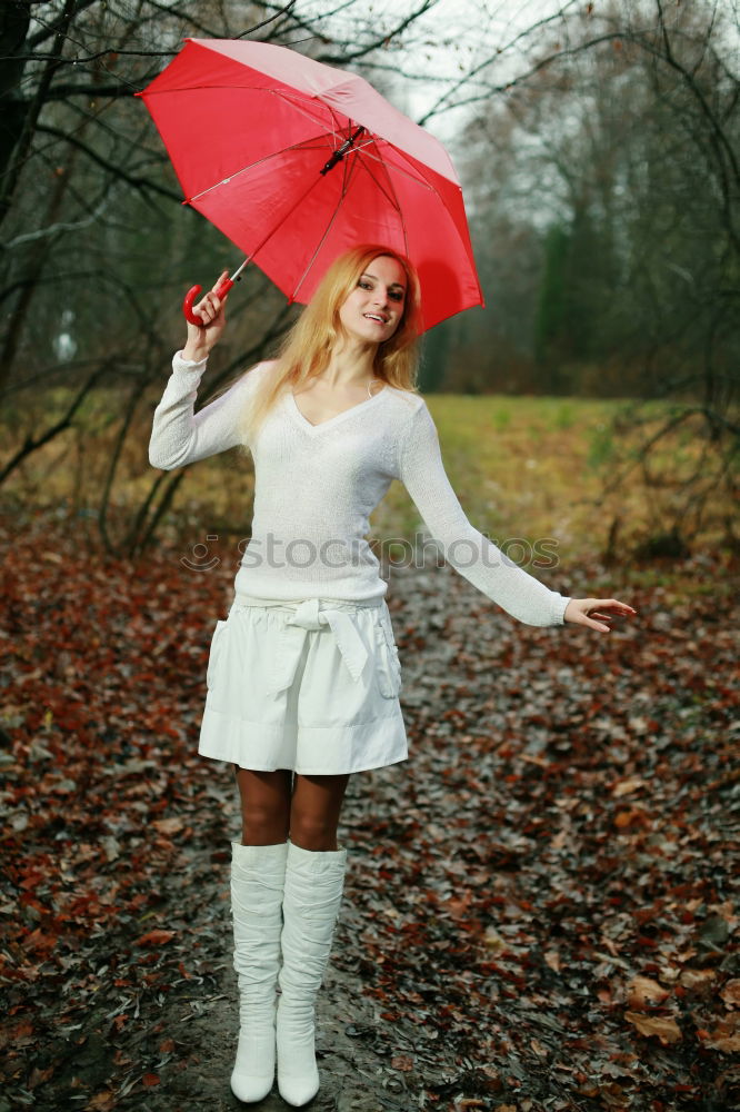 Similar – Image, Stock Photo Girl in the snow redhead with a transparent ball