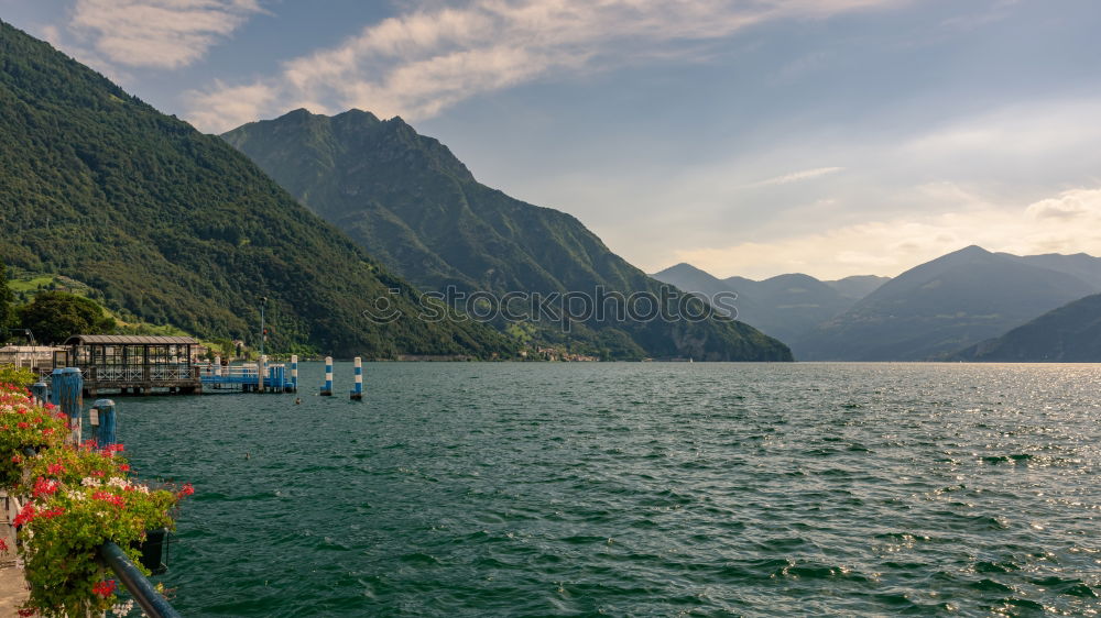 Similar – Image, Stock Photo Cruise ships in the Geirangerfjord