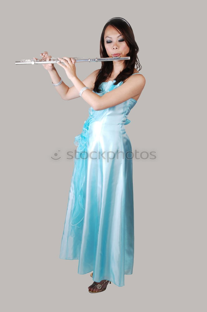 Similar – Image, Stock Photo young woman peeking around corner