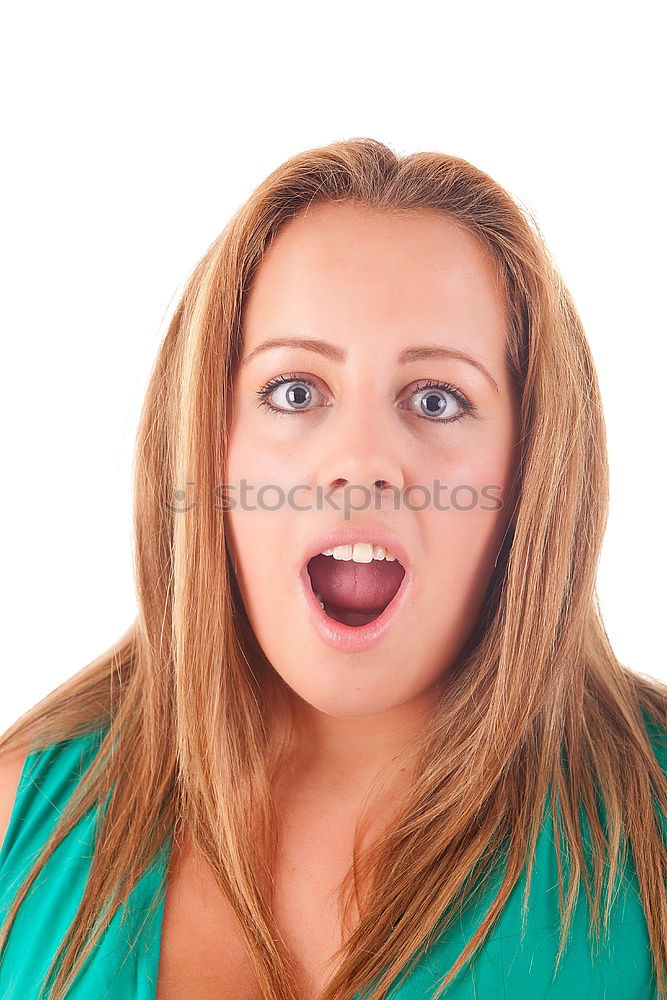 Similar – Image, Stock Photo Young blonde girl with two braids