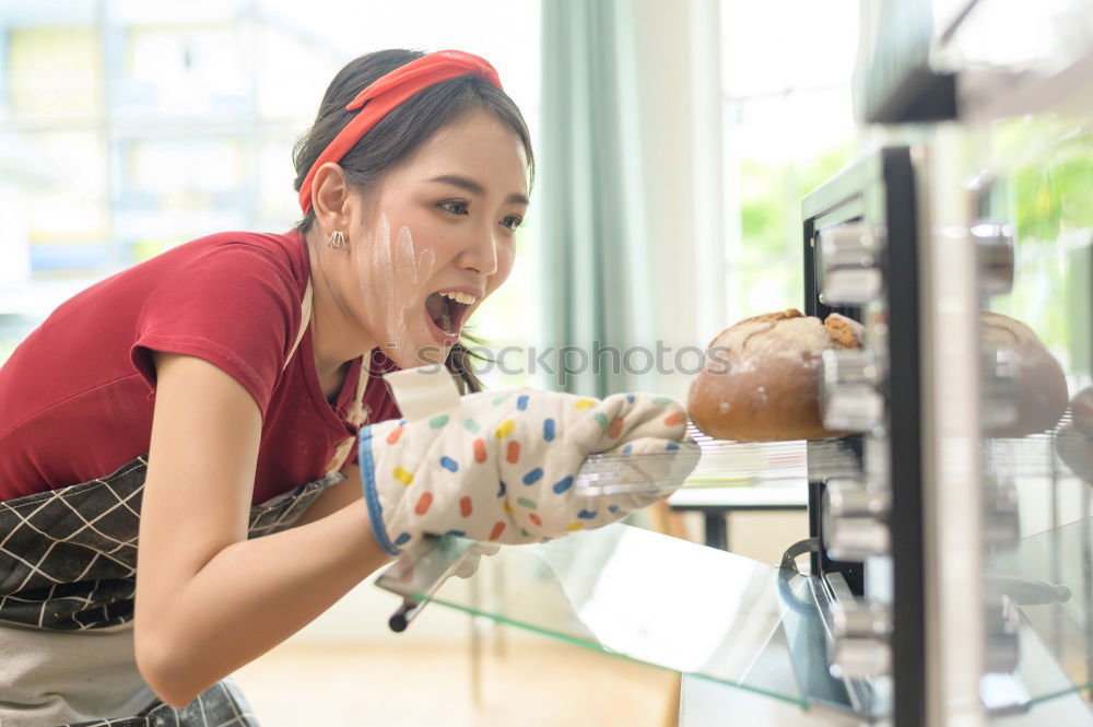 Similar – Image, Stock Photo barista 4 Beverage