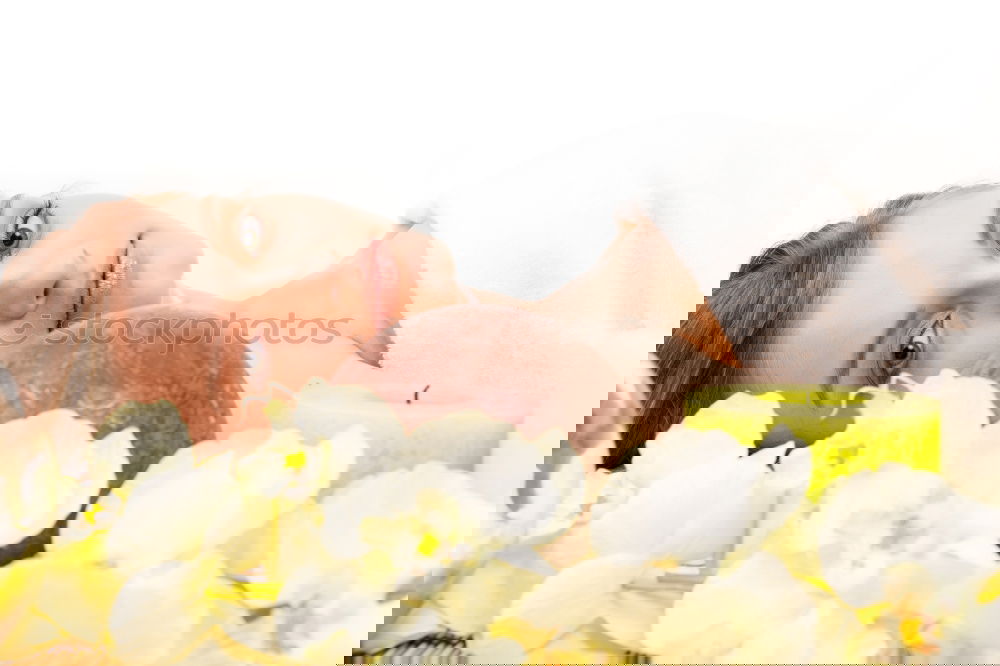 Similar – Image, Stock Photo milk bath shooting