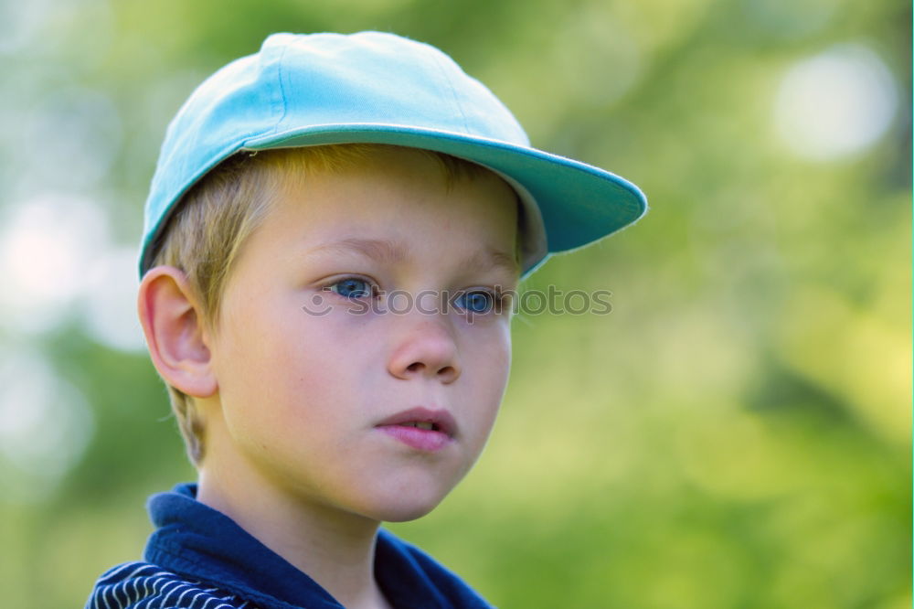 Similar – Image, Stock Photo pensive boy Lifestyle