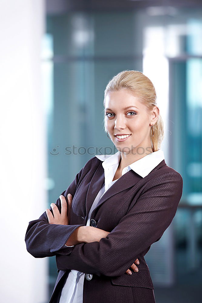 Similar – Single confident and attractive female businesswoman