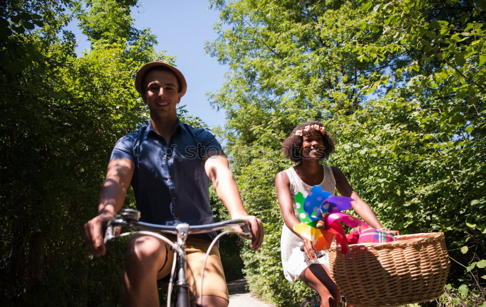 Similar – Image, Stock Photo TWO-WHEELER Human being