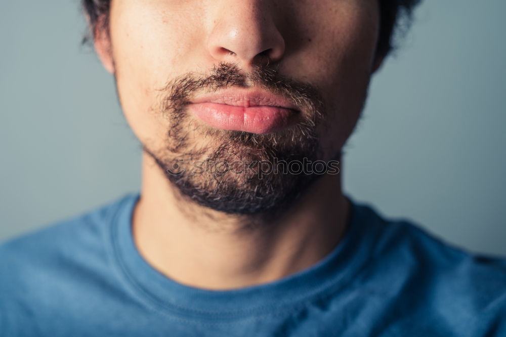 Similar – Stylish man chewing a gum