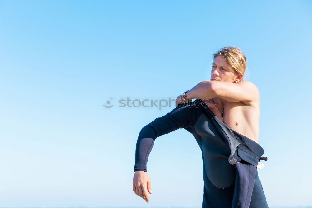 Similar – Handsome Swimmer ready to start swimming