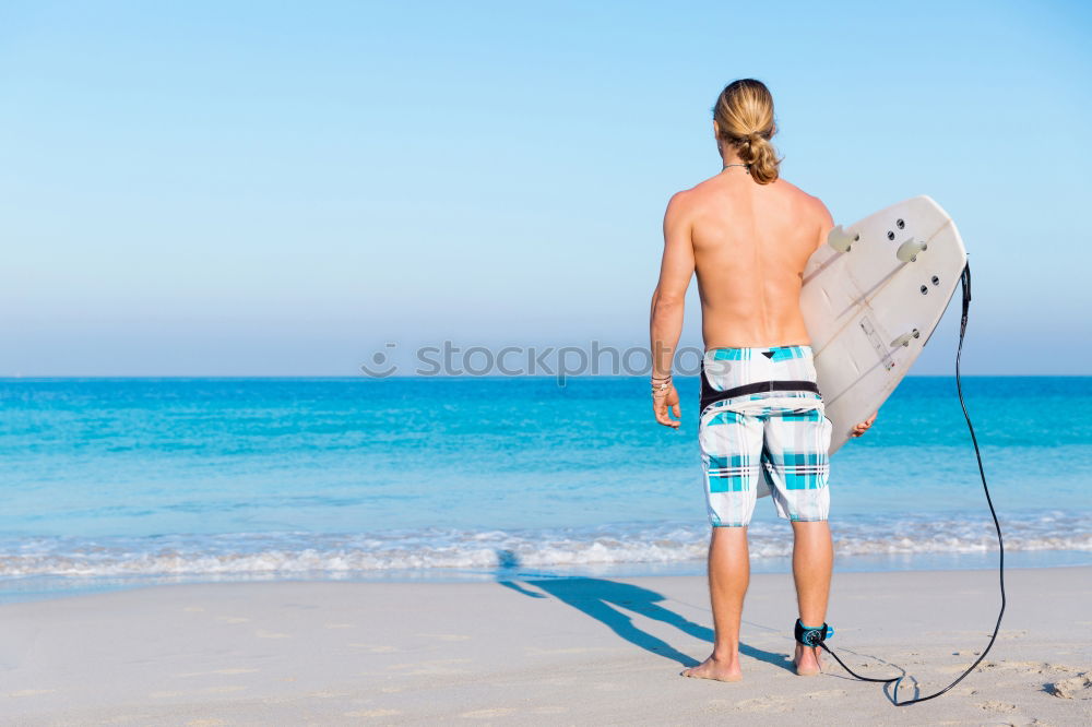 Similar – Surfer Horizont Strand