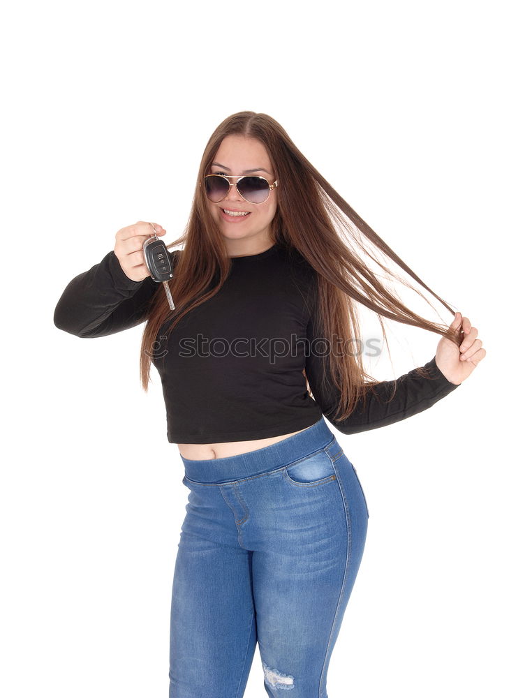 Similar – Image, Stock Photo Adolescent with Bubble gum