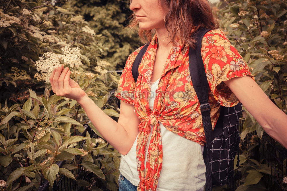 Similar – Image, Stock Photo Young attractive woman with glasses, jeans jacket and reflex camera in front of colorful wall