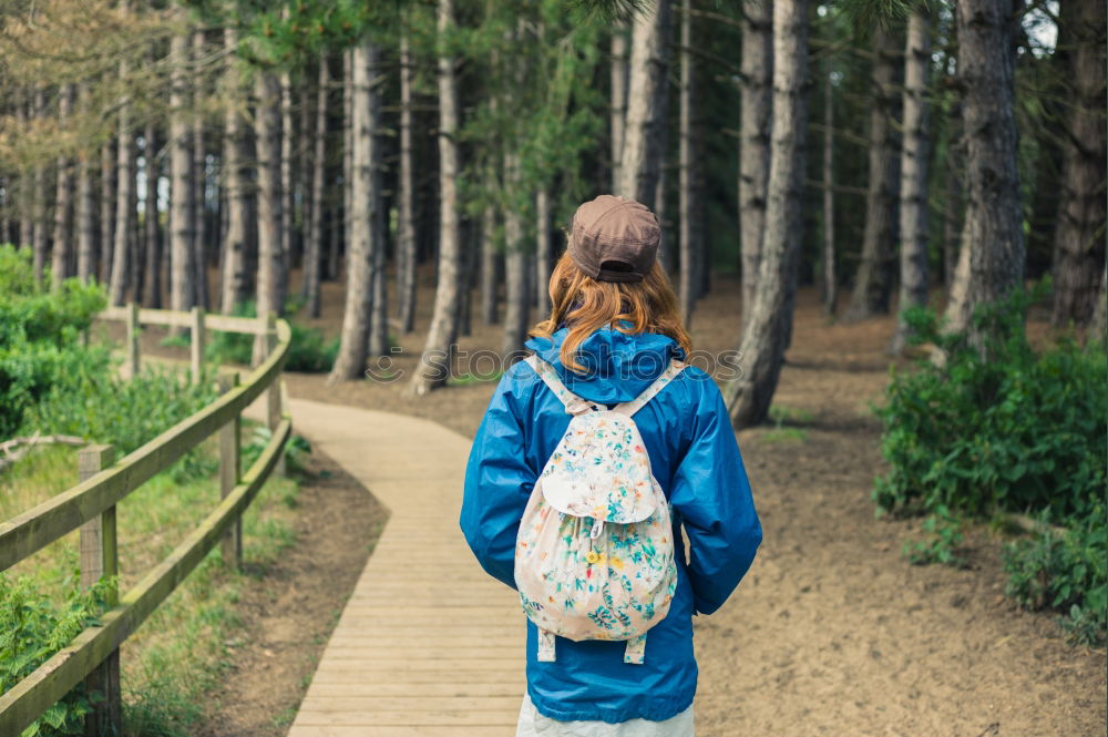 Similar – Image, Stock Photo happy kid girl exploring summer forest