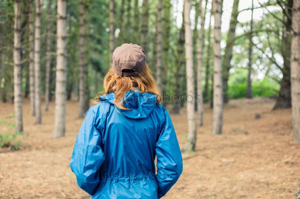 Similar – Young Backpacker enjoying of Nature.