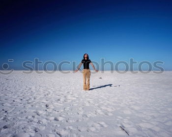 Similar – Image, Stock Photo young woman jumping on dunes in Portugal. Summertime