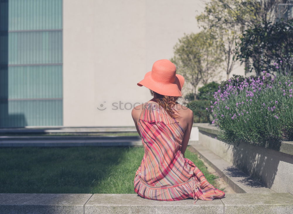 Fashion portrait woman with hat