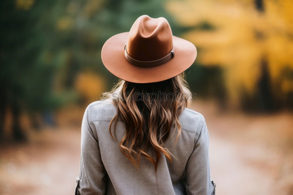 Similar – Image, Stock Photo Young woman in sunny forest