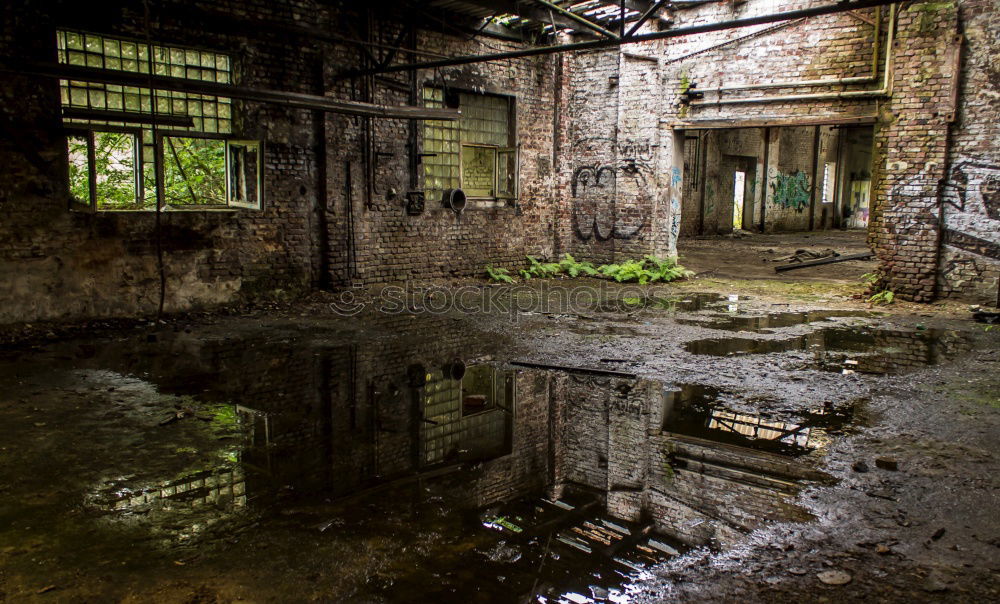 Similar – Image, Stock Photo View up/down in the back house in Berlin in a spieglung II